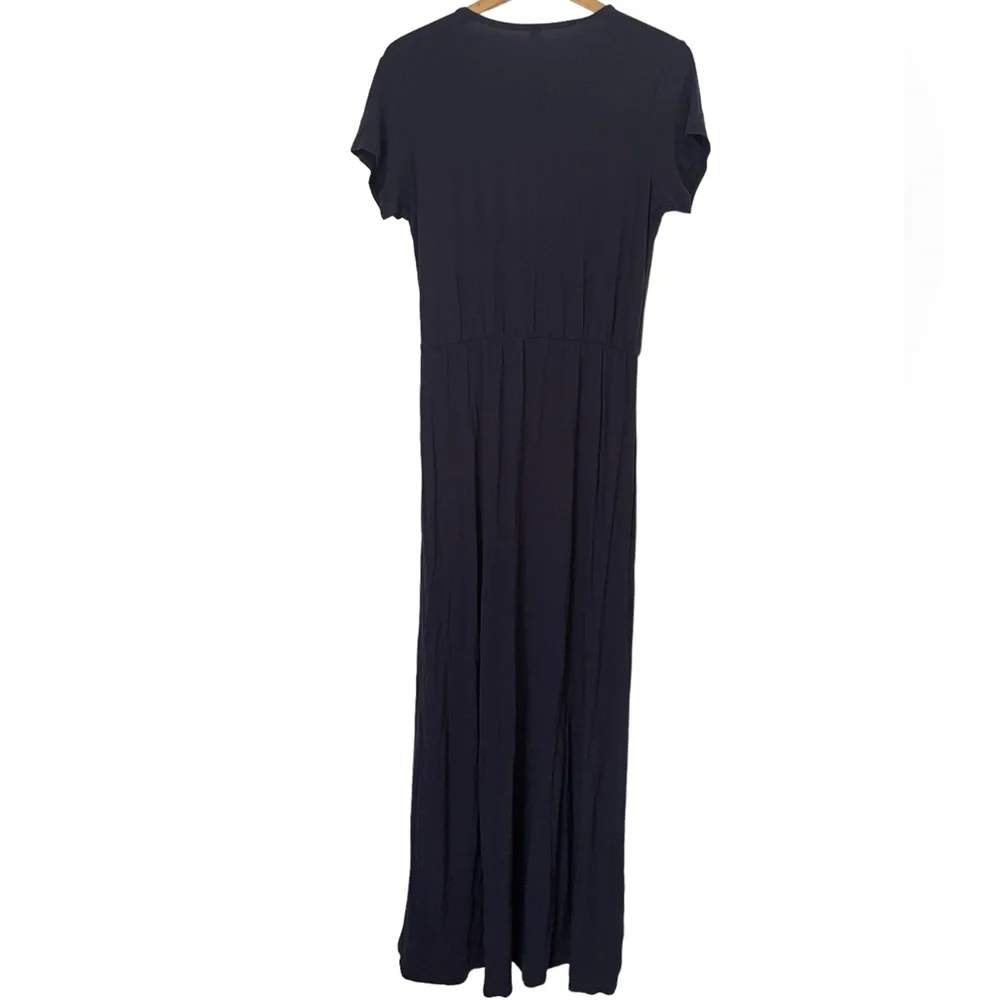Loveapella Maxi Dress Knit Tulip Hem Navy Blue Boho XL - Picture 2 of 8